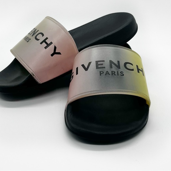 Givenchy Kids Multi-Toned Logo Slides Sz29